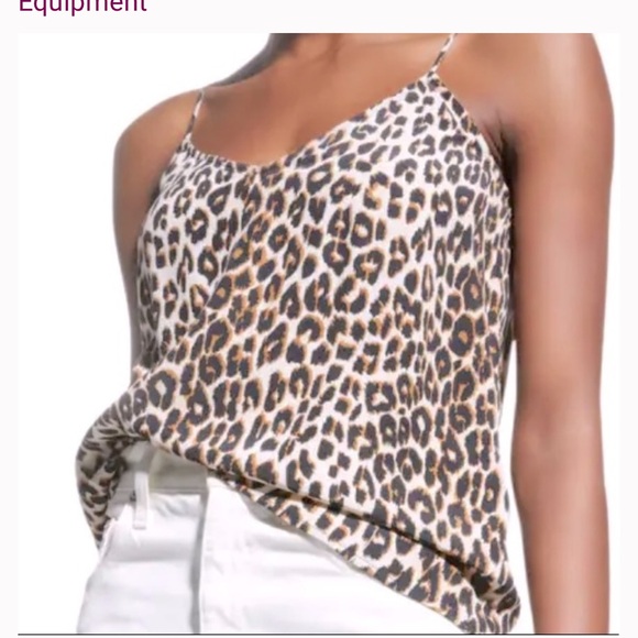 Equipment Leopard Print Women's Top - Picture 2 of 5